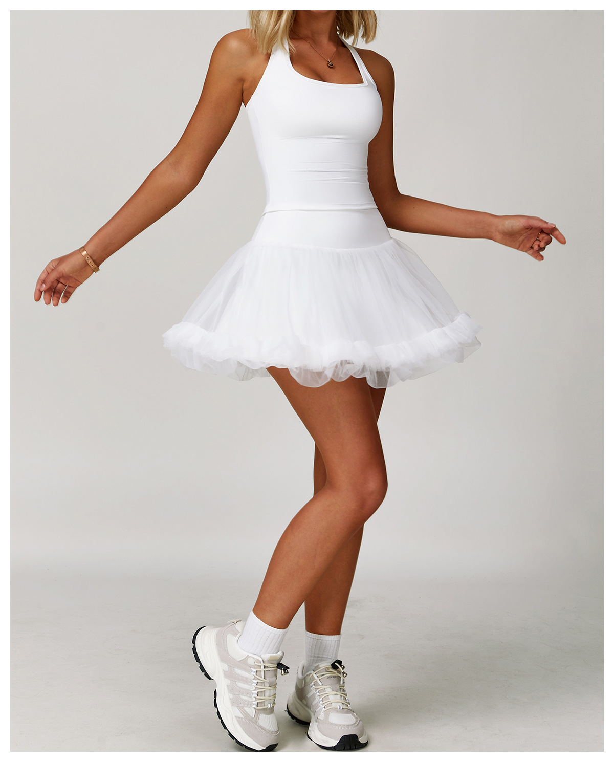 Ombreezy Brushed T-Back Sports Tank