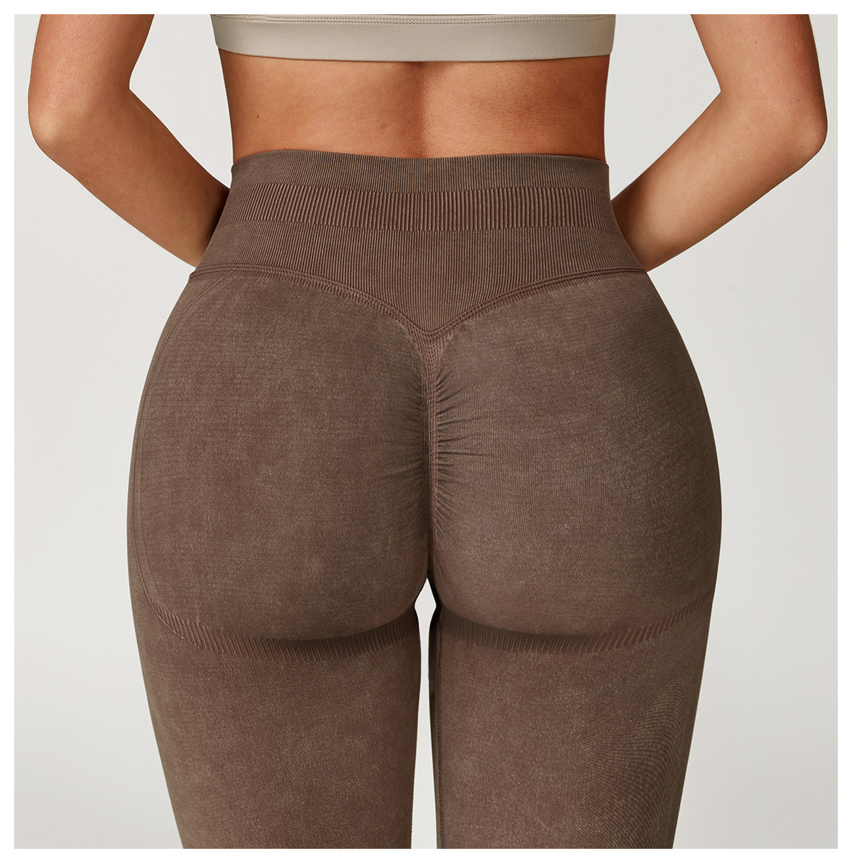 Ombreezy Seamless Sand-Washed Yoga Leggings