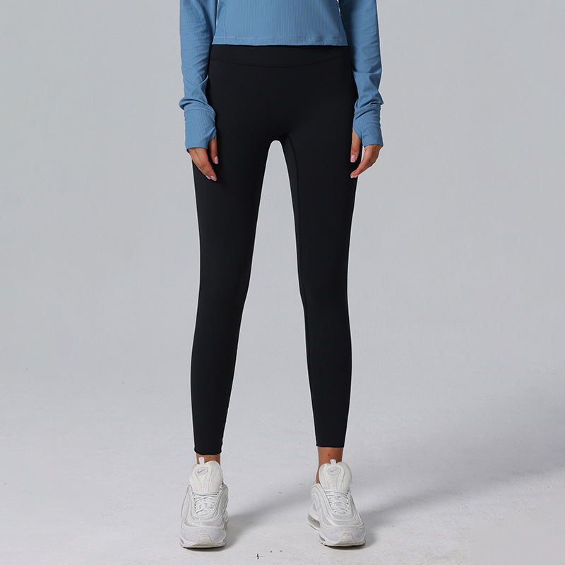 Ombreezy Lycra™ High-Waisted Seamless Yoga Leggings