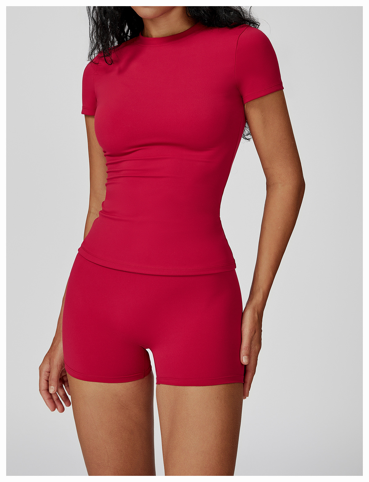 Ombreezy Quick-Dry Yoga Short-Sleeve Top