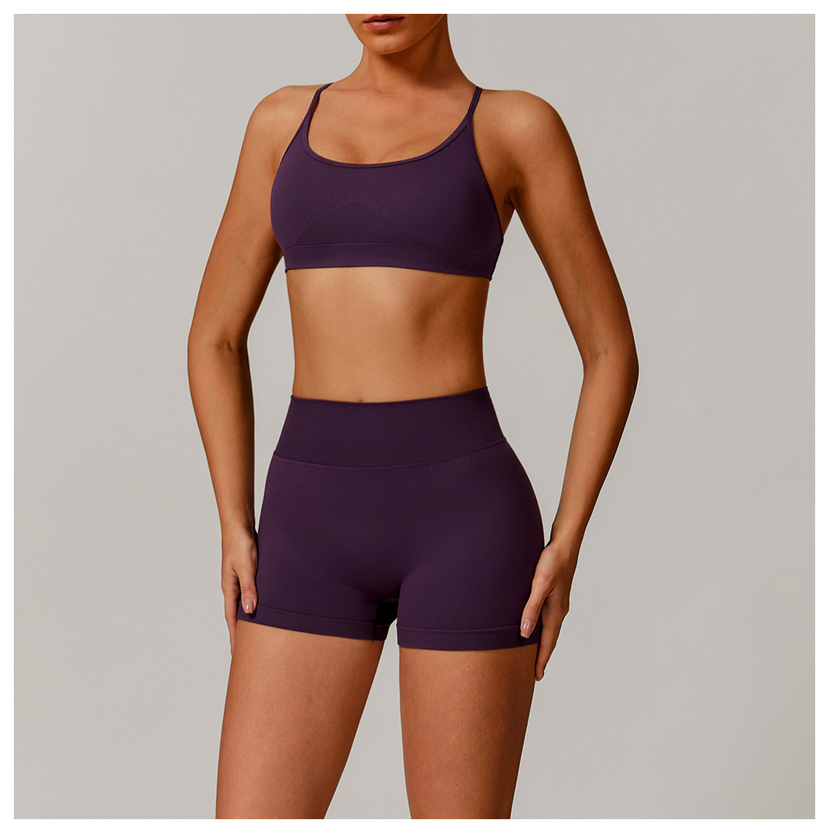 Ombreezy Seamless Quick-Dry Yoga Bra