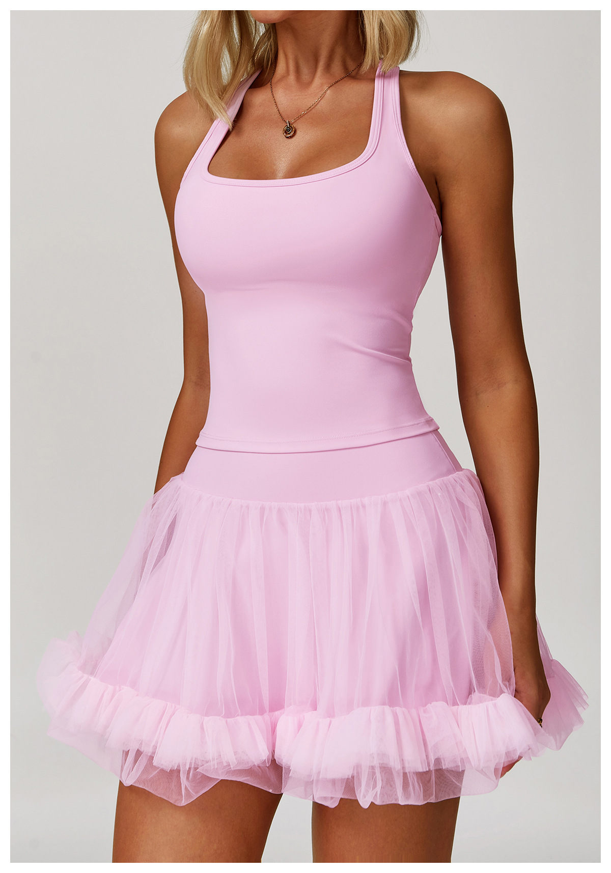 Ombreezy Brushed T-Back Sports Tank