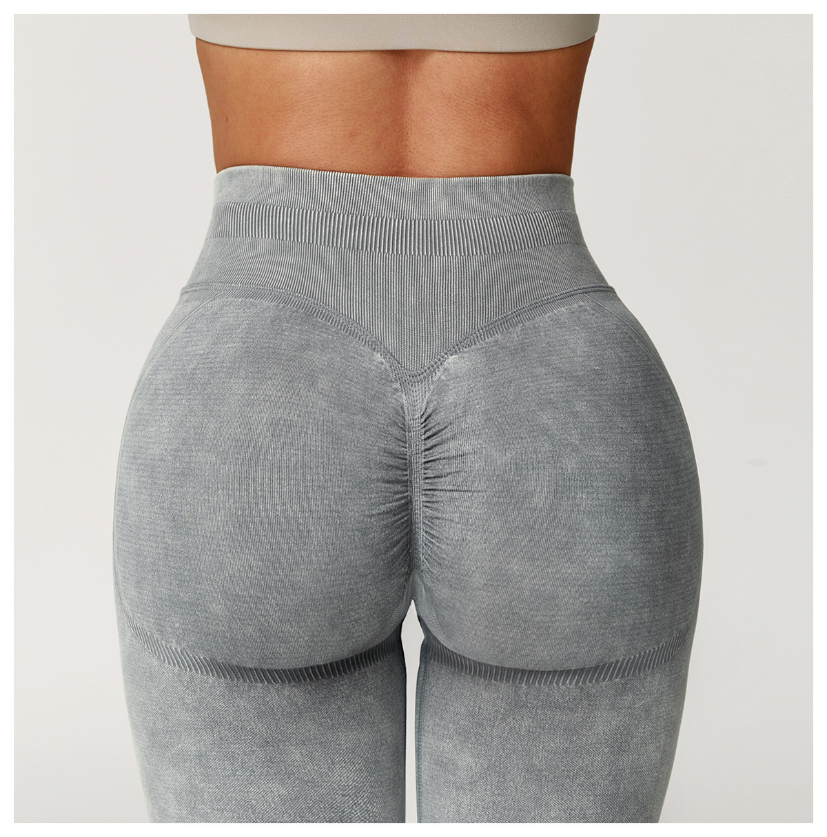 Ombreezy Seamless Sand-Washed Yoga Leggings