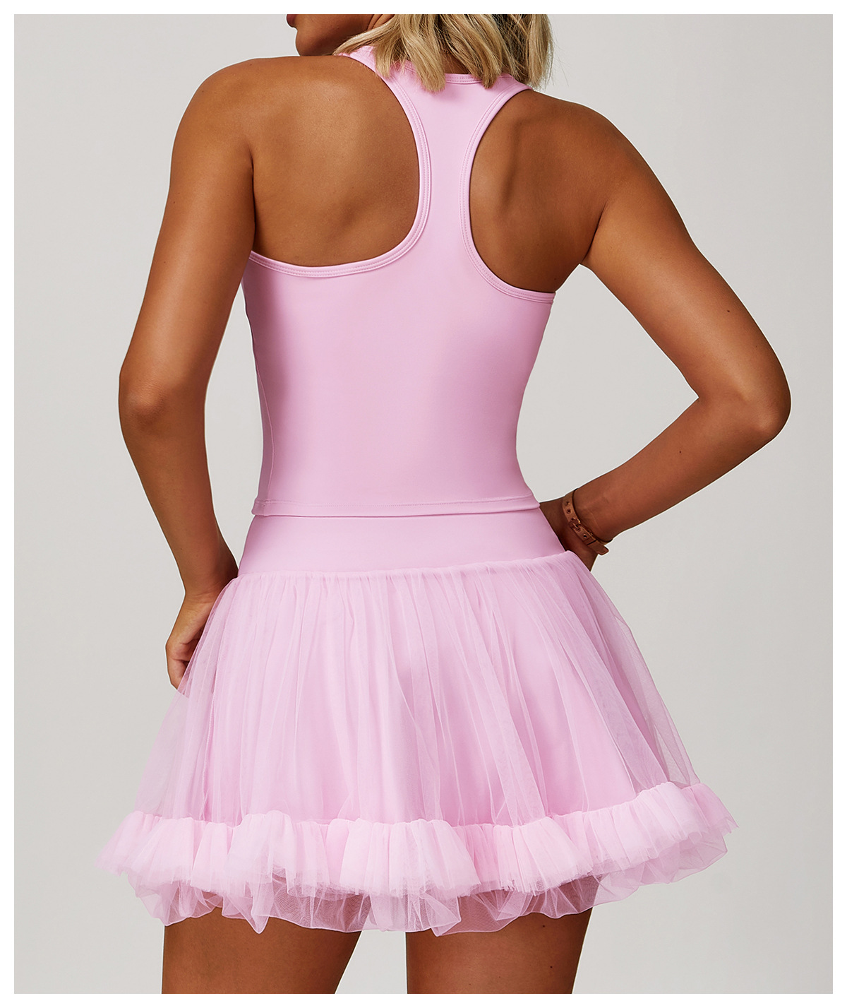 Ombreezy Brushed T-Back Sports Tank