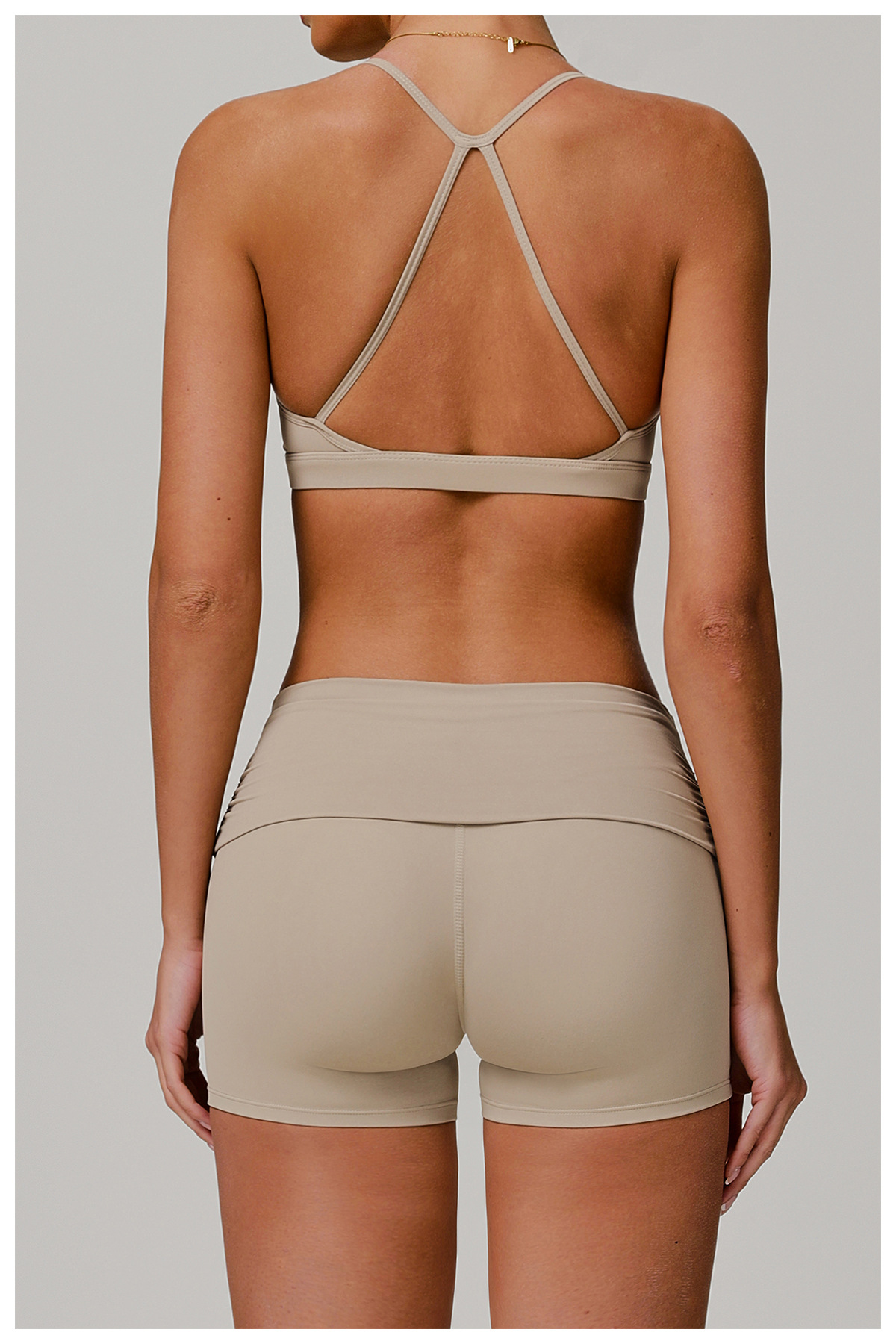 Ombreezy Strappy Back Sports Bra for Yoga & Fitness