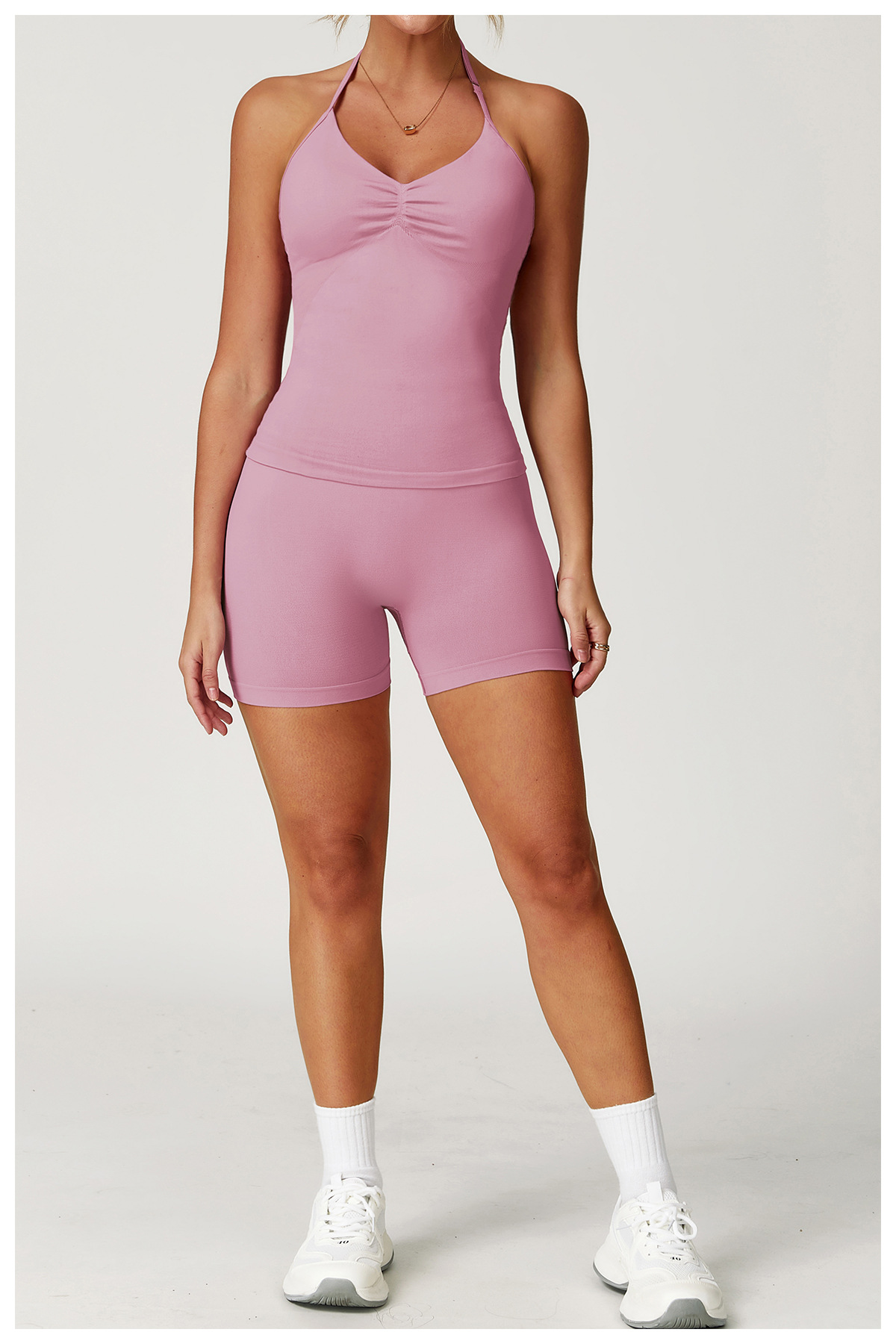 Ombreezy Seamless High-Waisted Yoga Shorts