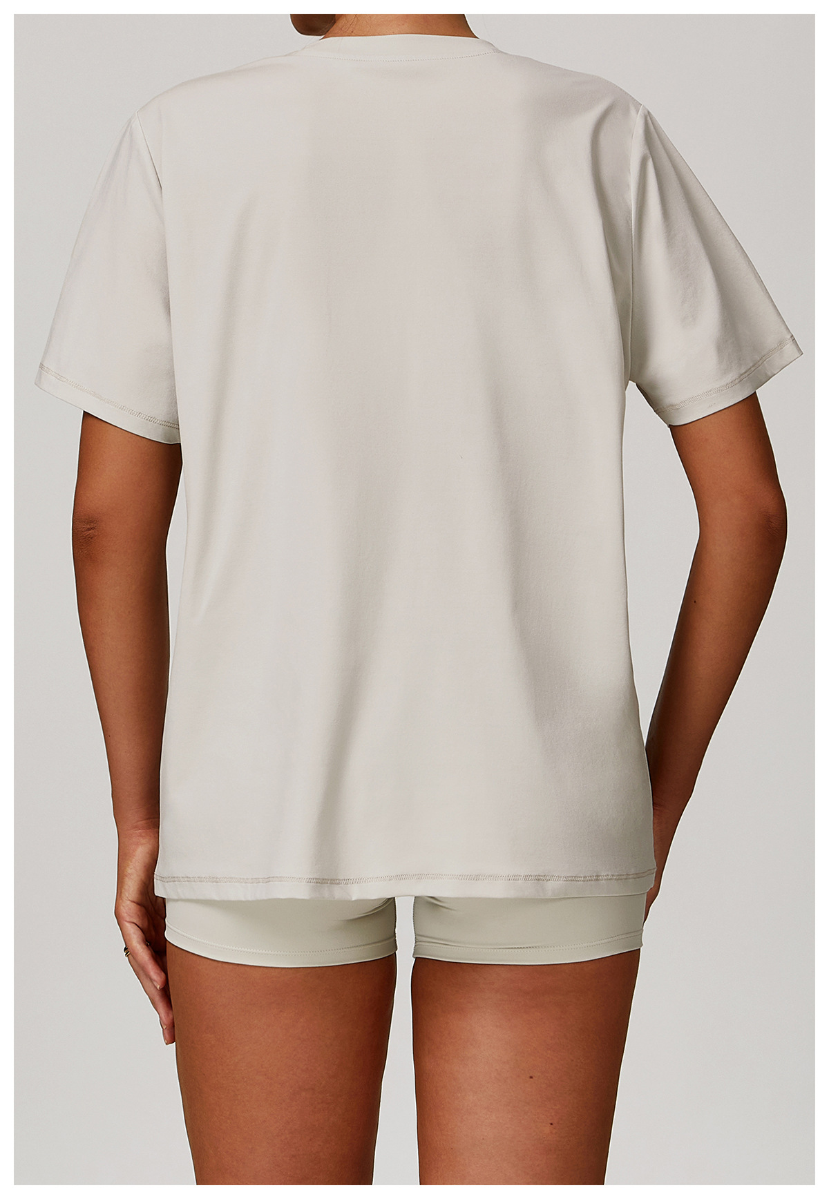 Versatile Round-Neck Relaxed Fit Quick-Dry Top