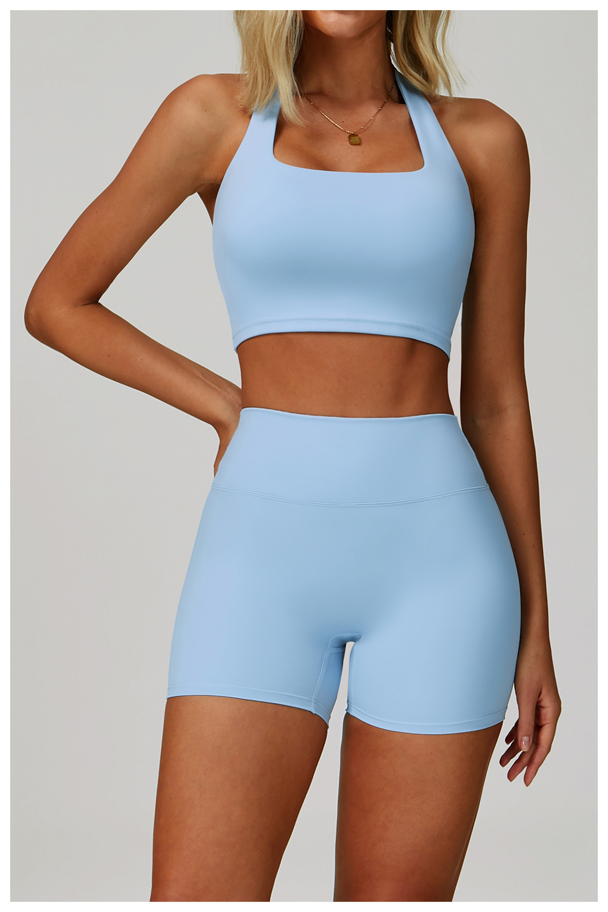 Ombreezy Halter Neck Breathable Sports Bra