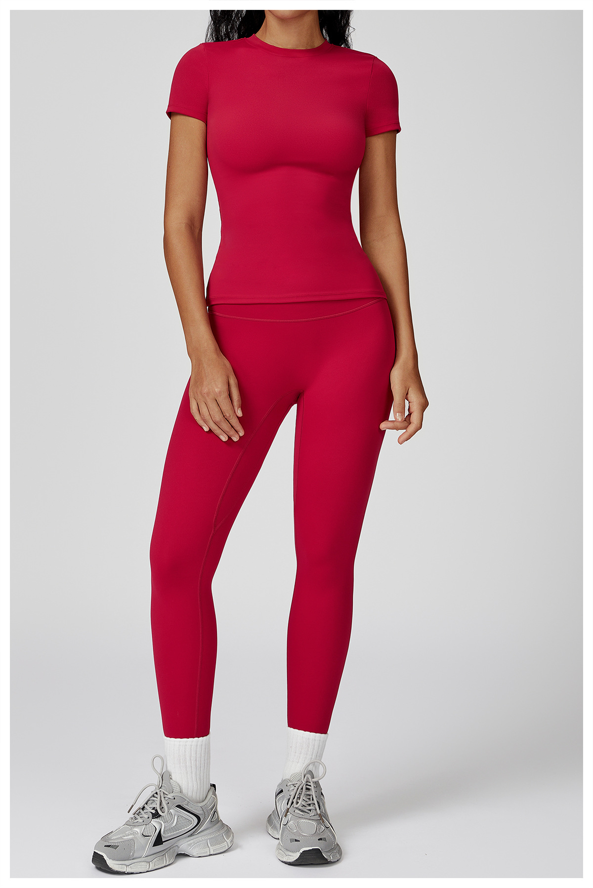 Ombreezy Tummy-Control Brushed Quick-Dry Yoga Leggings