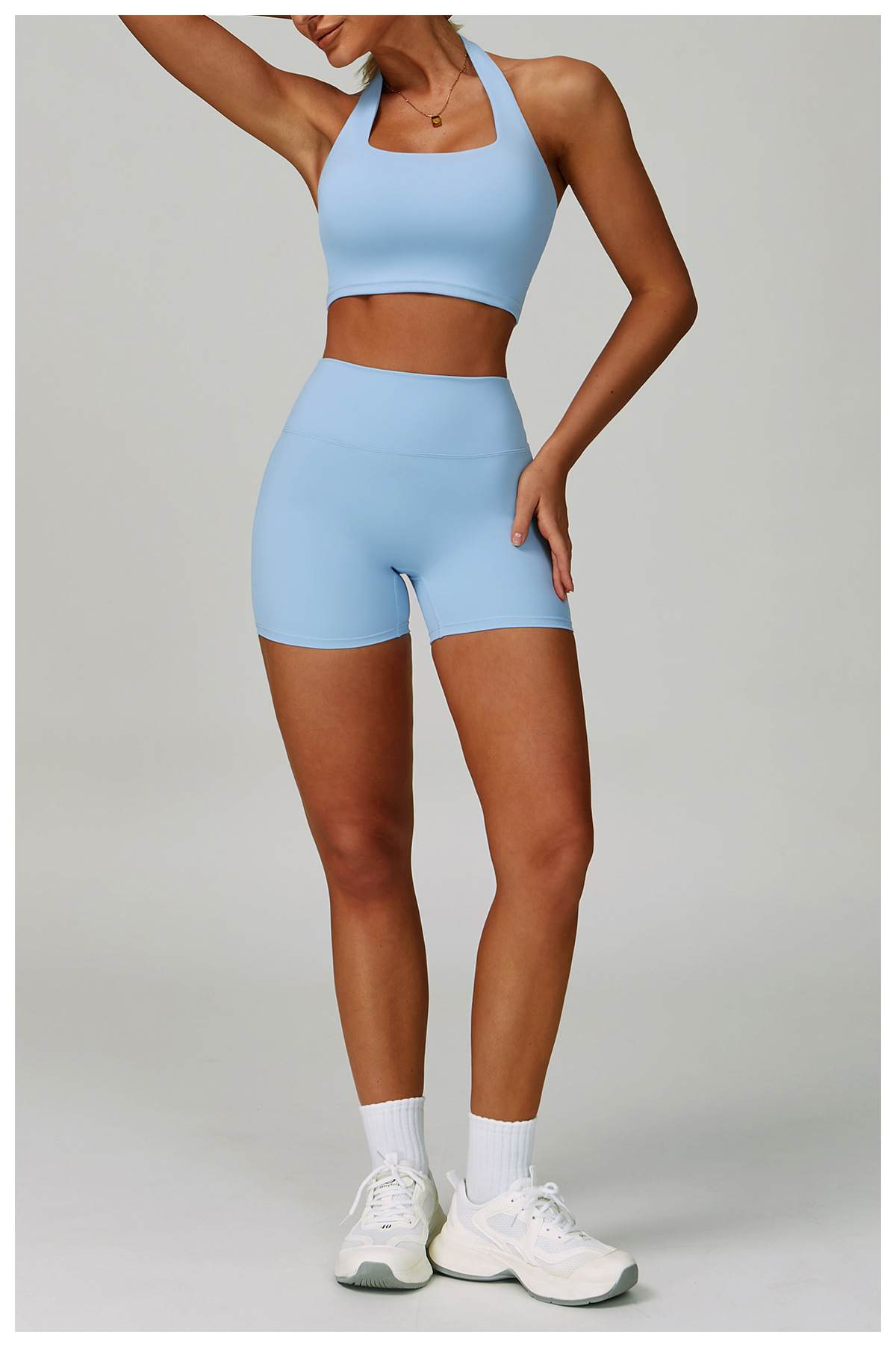 Ombreezy Halter Neck Breathable Sports Bra