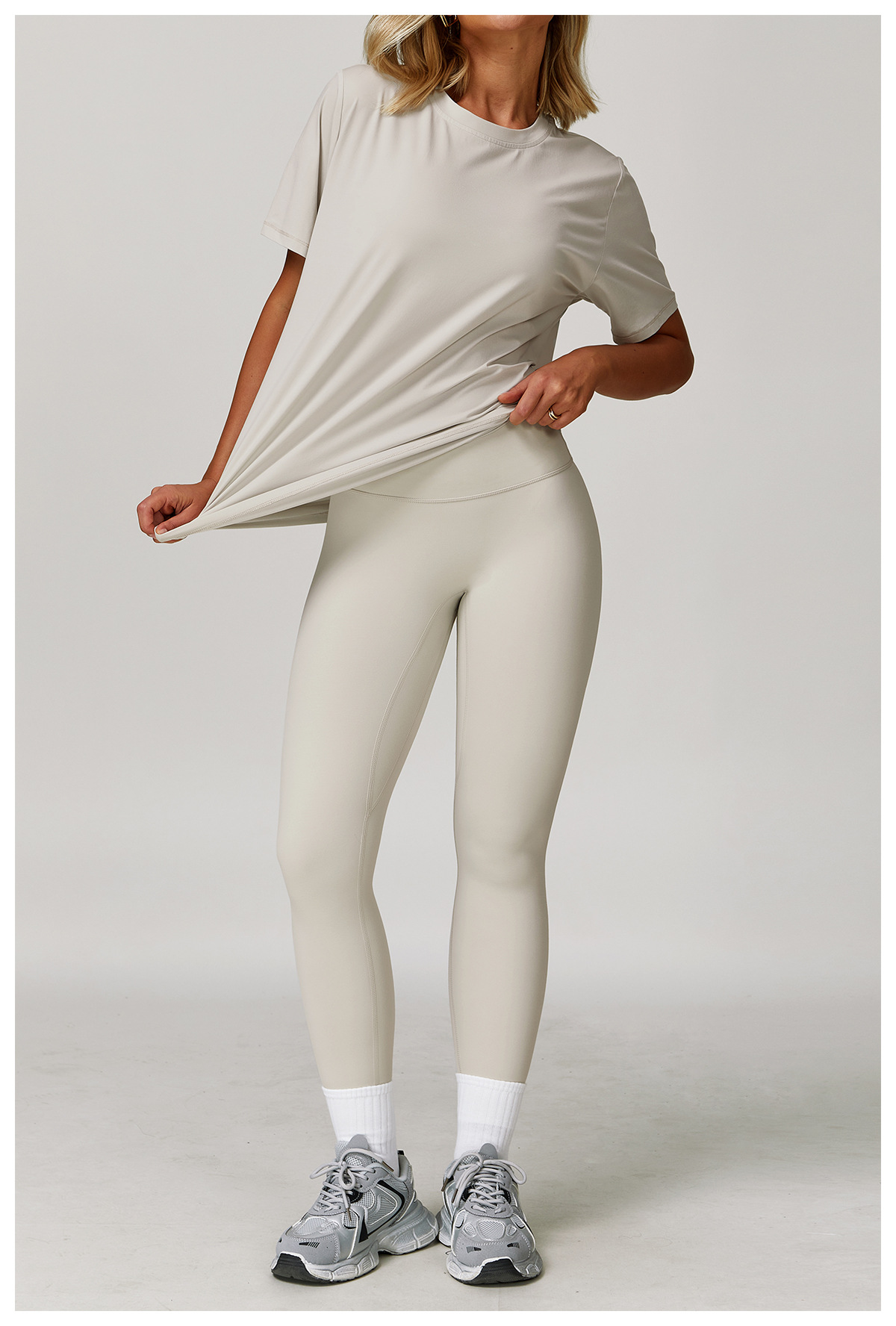 Versatile Round-Neck Relaxed Fit Quick-Dry Top