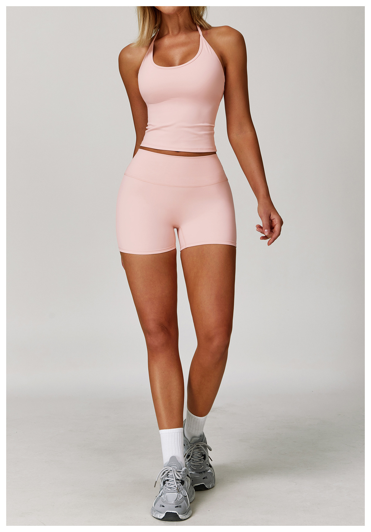 Ombreezy Racerback Yoga Vest with Built-In Bra