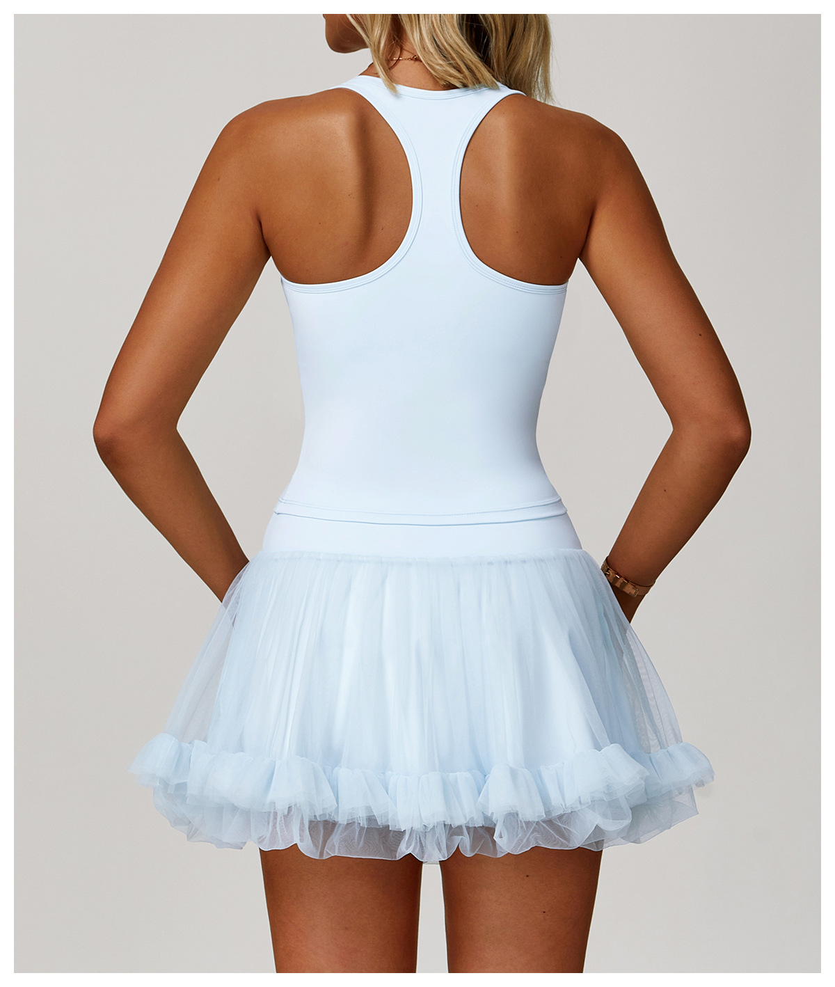 Ombreezy Brushed T-Back Sports Tank