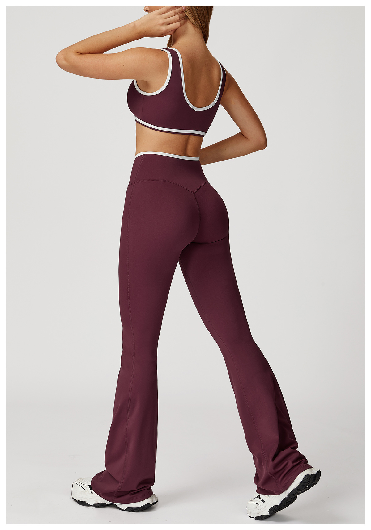 Ombreezy Slim-Fit Flared Yoga Leggings