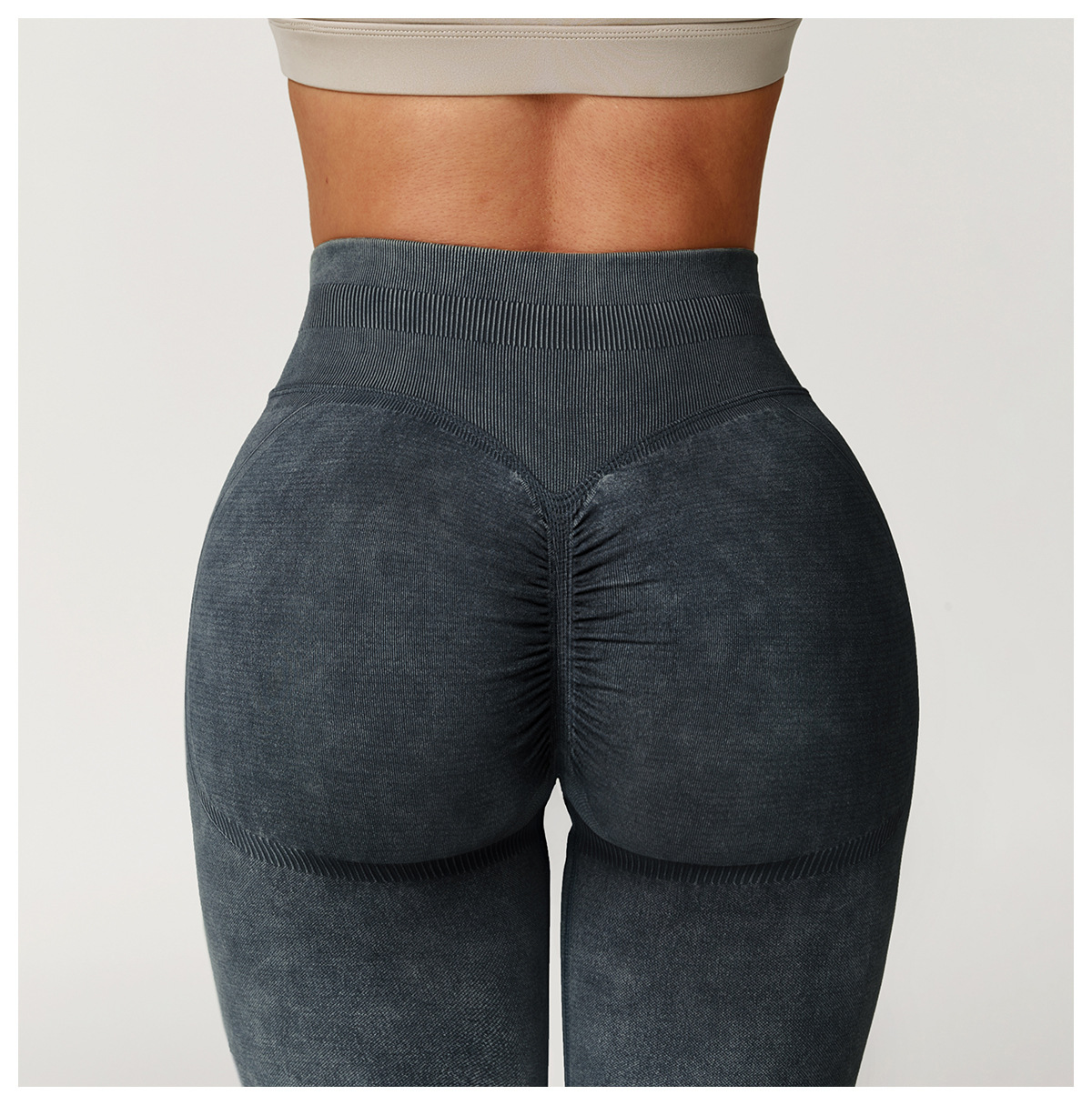 Ombreezy Seamless Sand-Washed Yoga Leggings