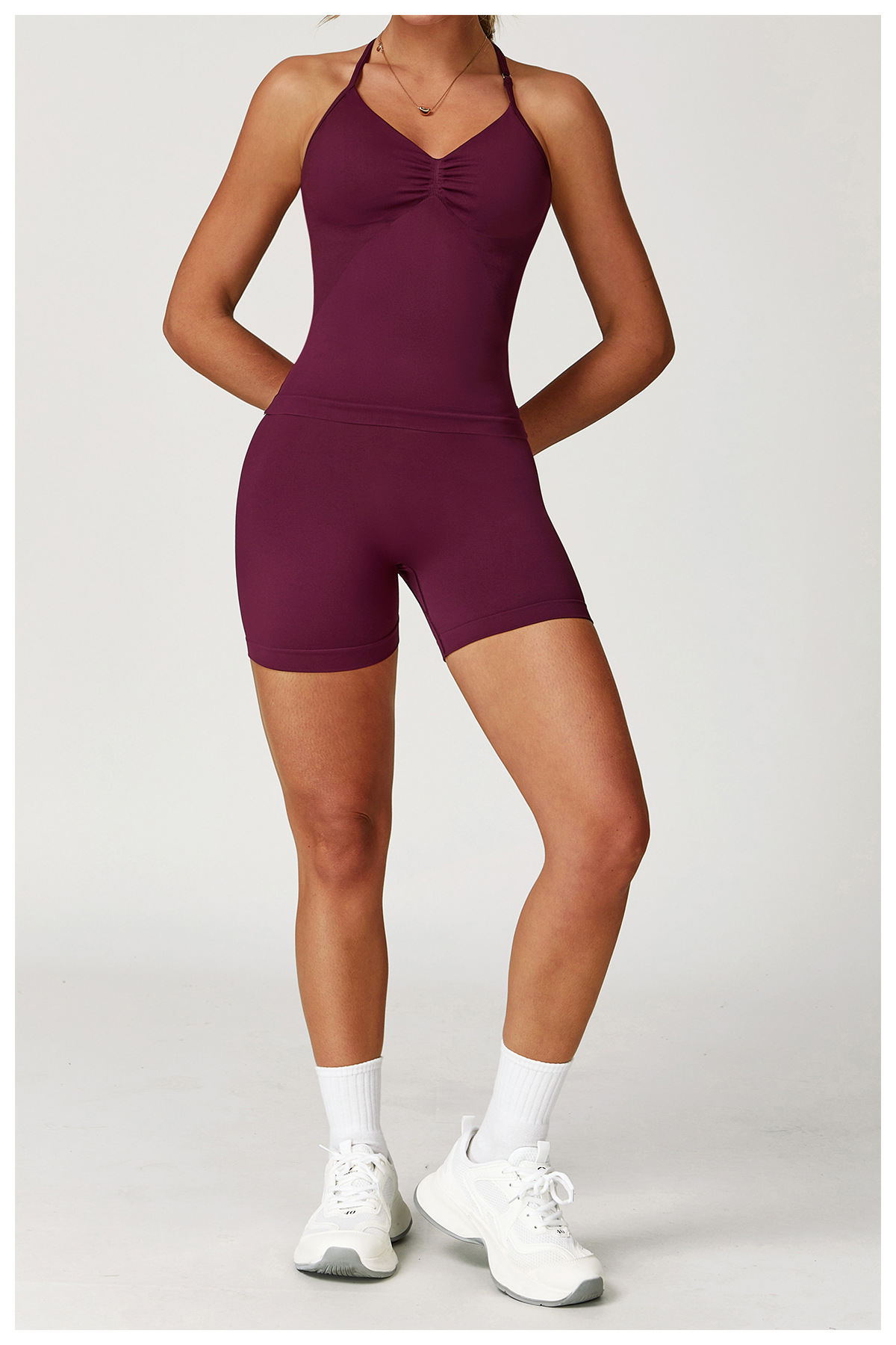 Ombreezy Seamless High-Waisted Yoga Shorts