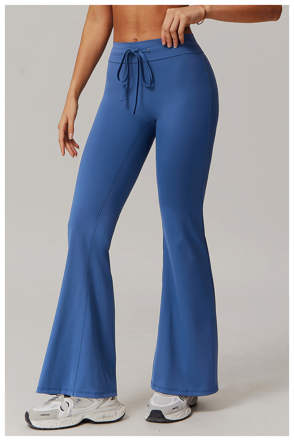 Ombreezy High-Waist Flared Yoga Trousers with Sculpting Fit"