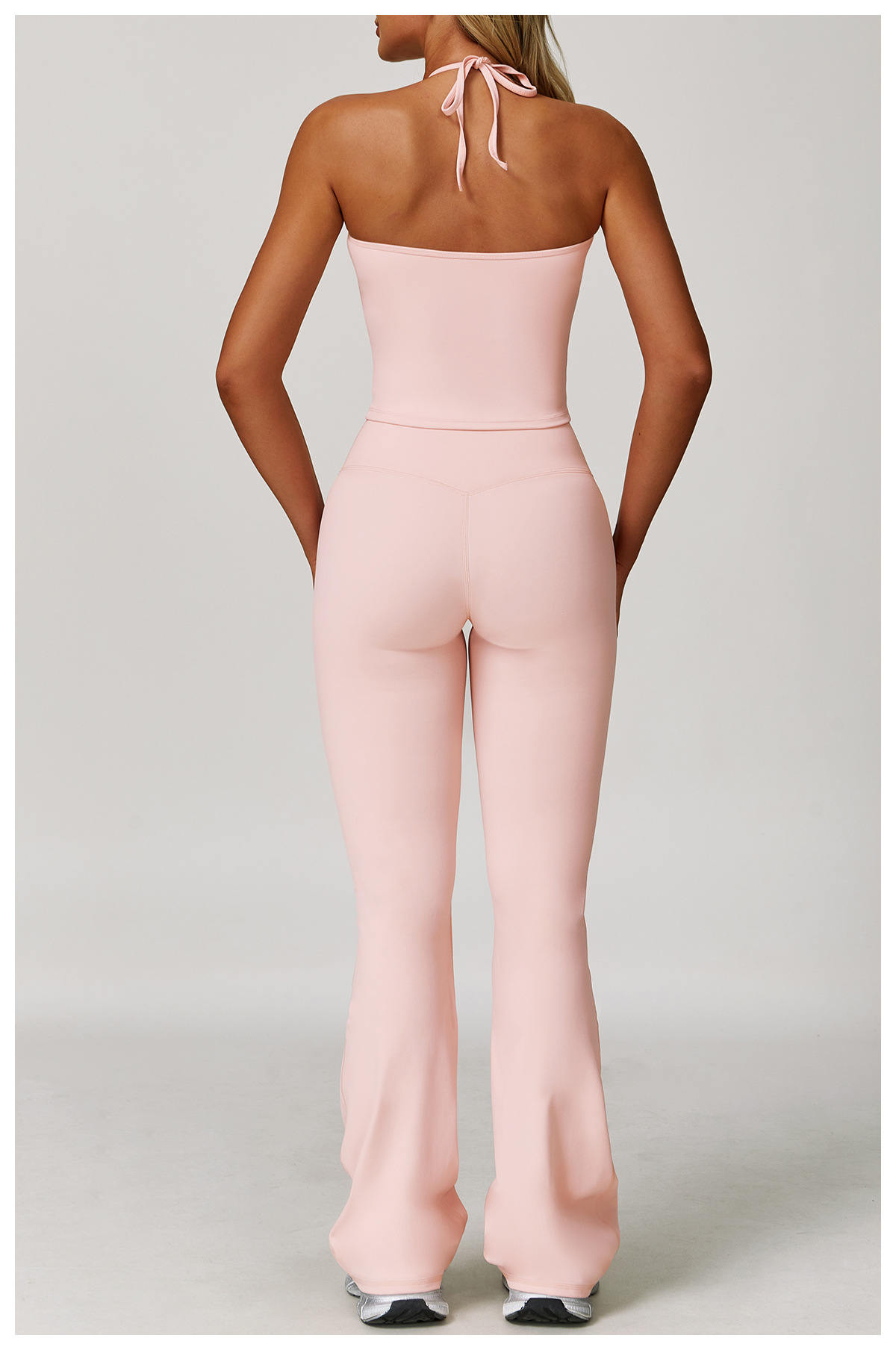 Ombreezy Racerback Yoga Vest with Built-In Bra