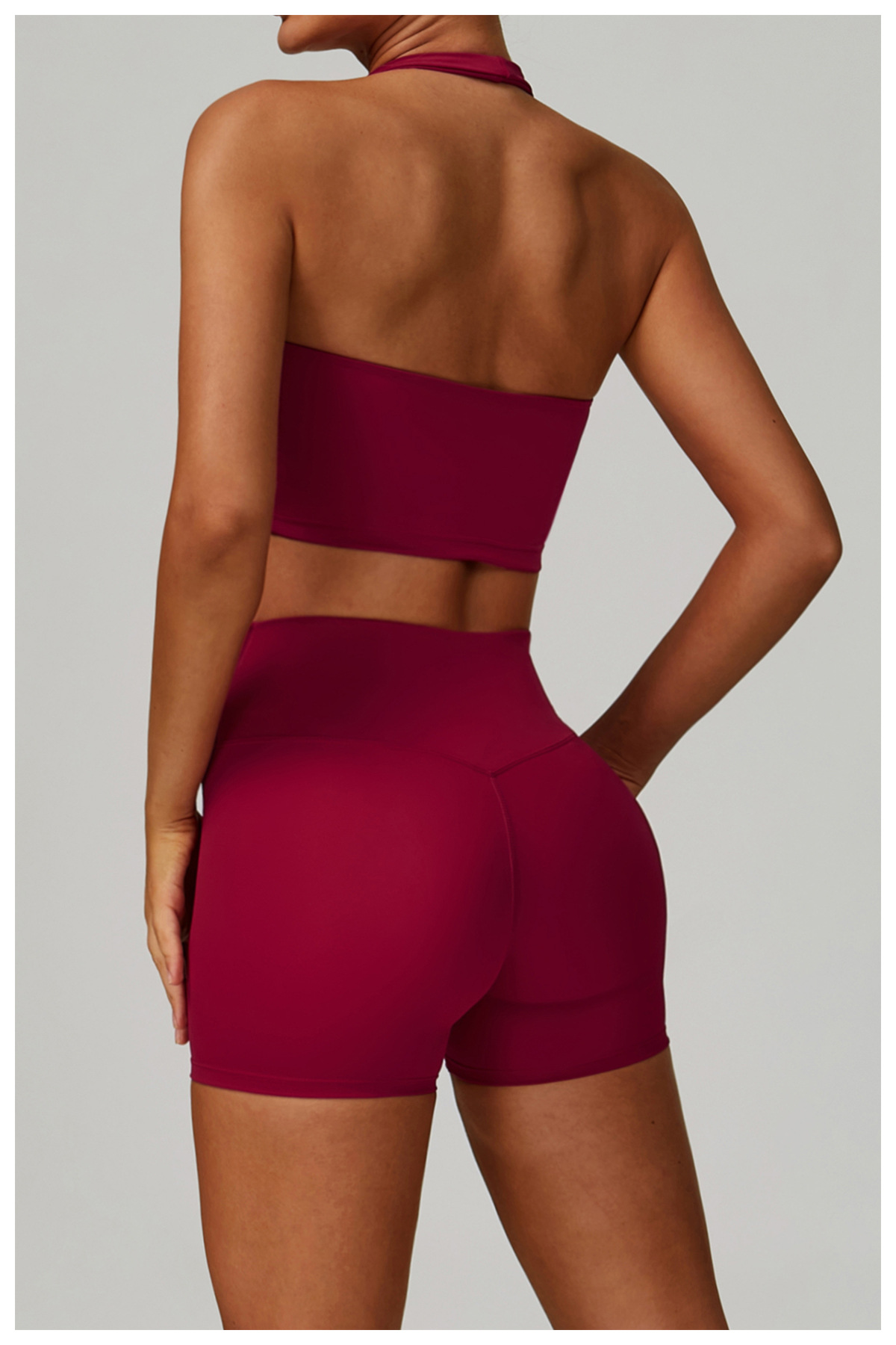 Ombreezy Halter Neck Breathable Sports Bra