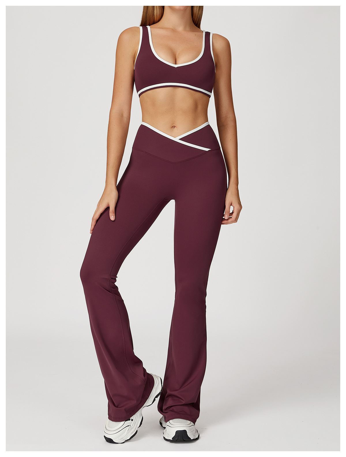 Ombreezy Slim-Fit Flared Yoga Leggings