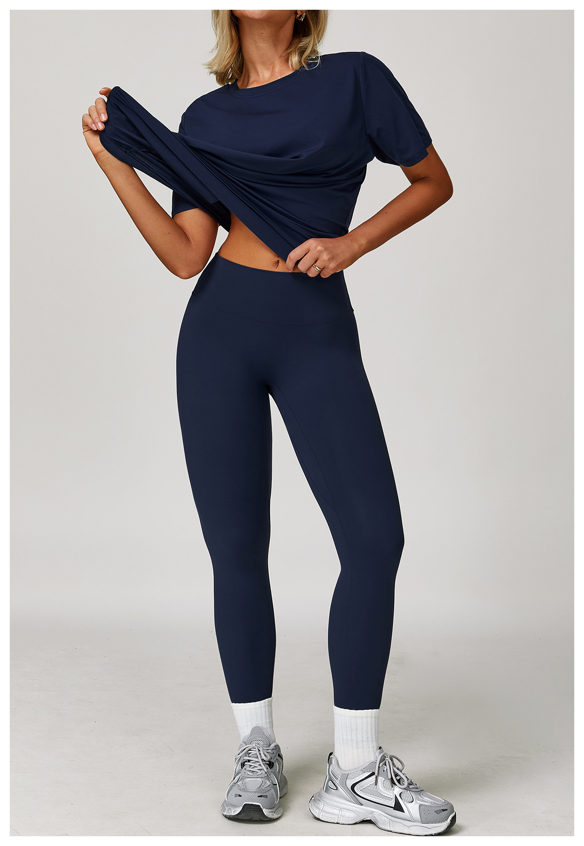 Versatile Round-Neck Relaxed Fit Quick-Dry Top