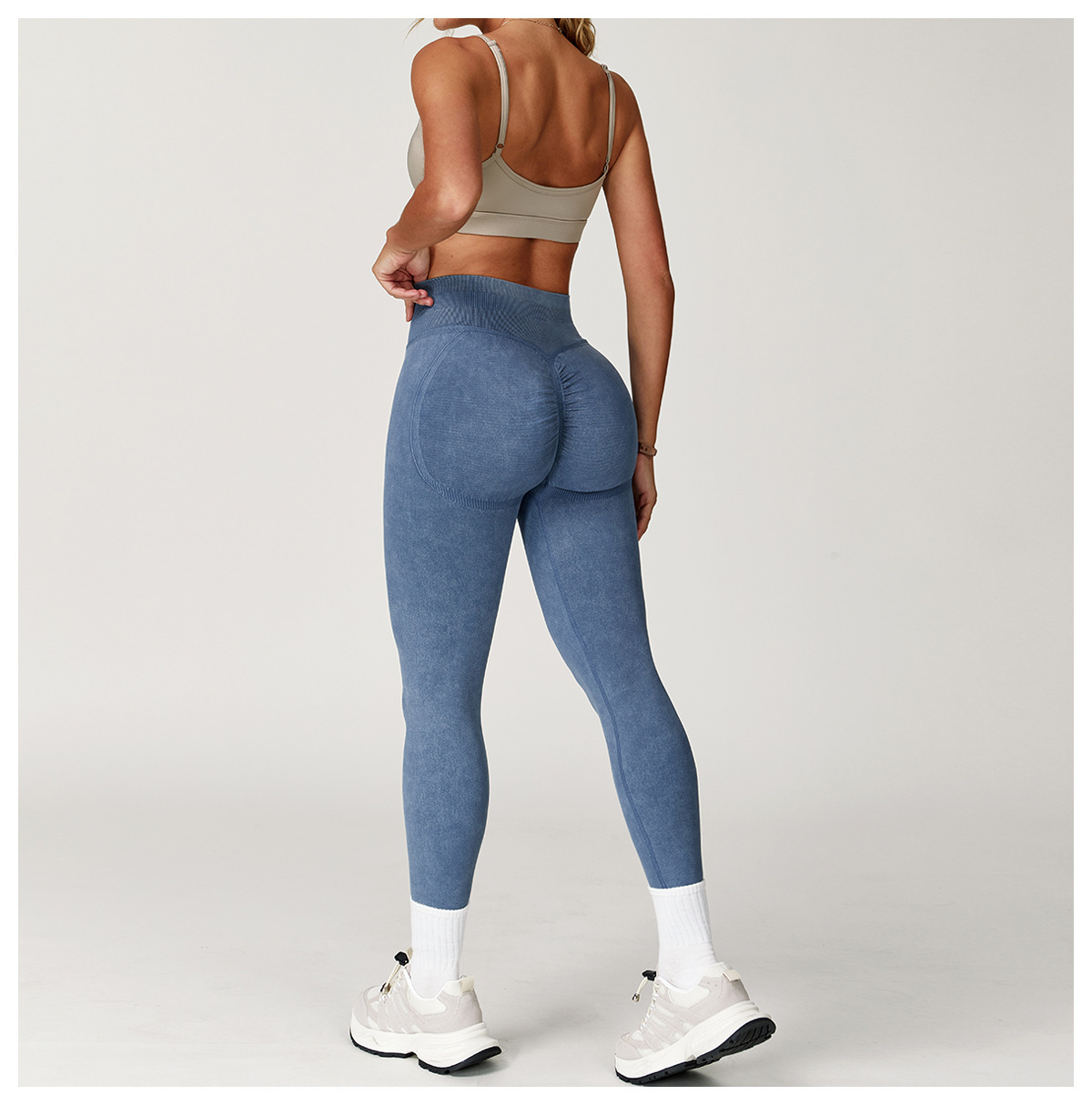 Ombreezy Seamless Sand-Washed Yoga Leggings