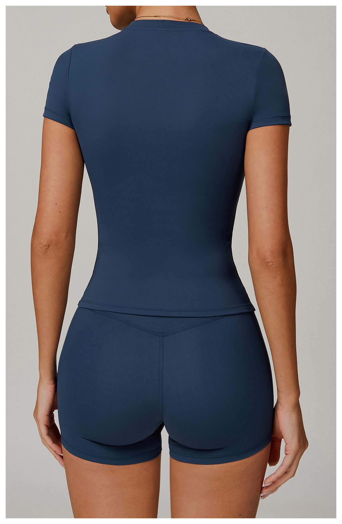 Ombreezy Quick-Dry Yoga Short-Sleeve Top