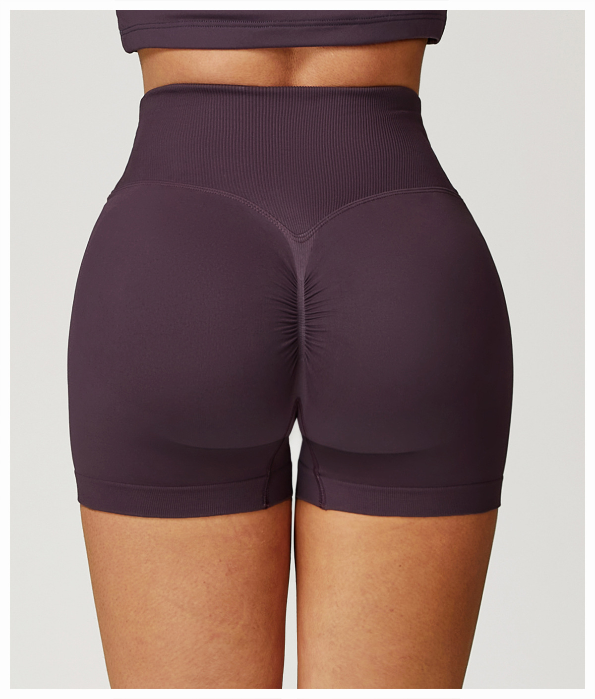 Ombreezy Booty-Lifting High-Waisted Yoga Shorts