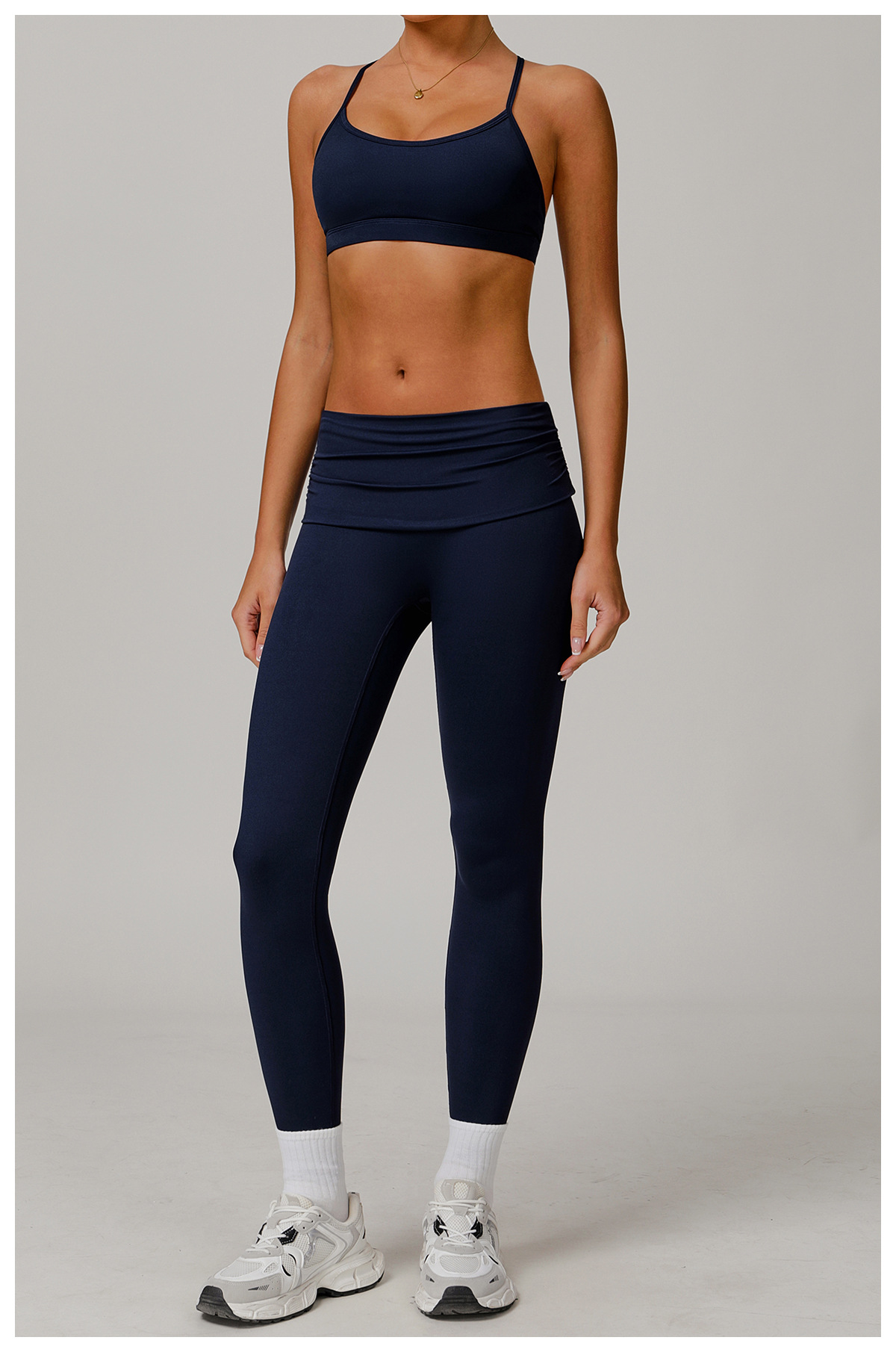 Ombreezy Strappy Back Sports Bra for Yoga & Fitness