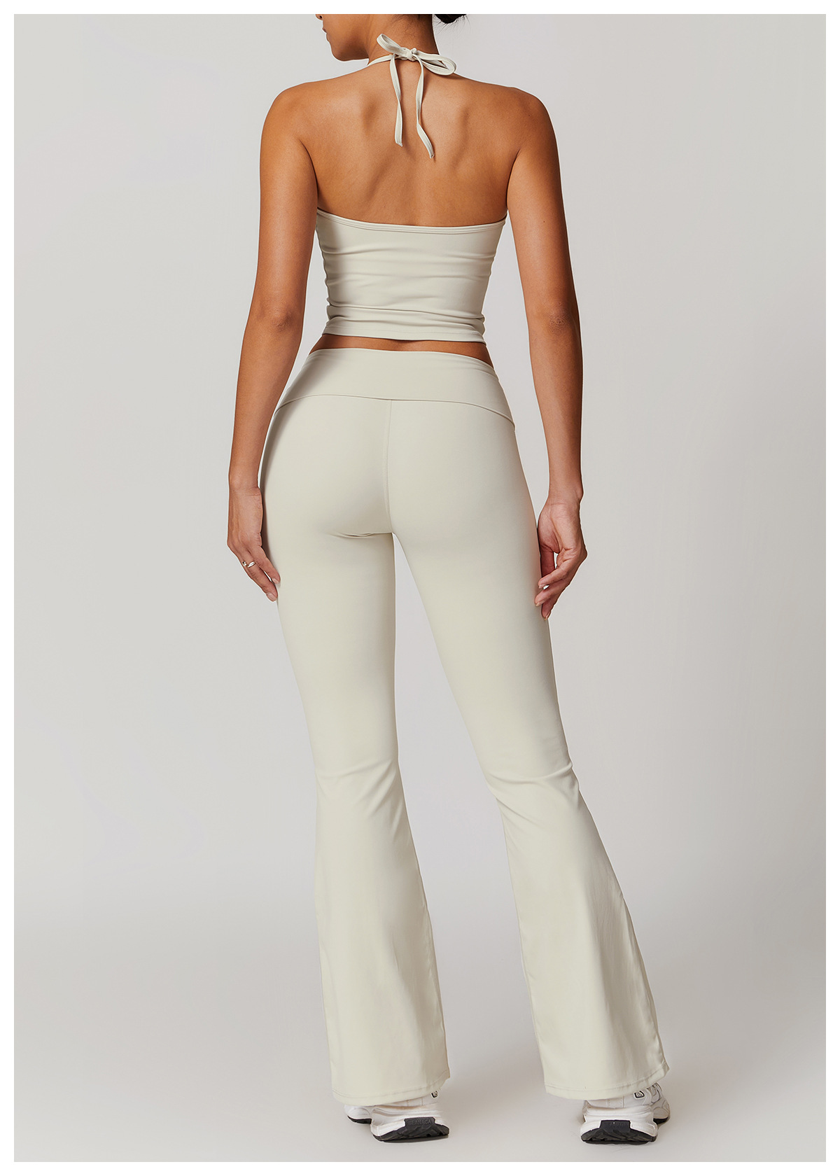 Ombreezy Racerback Yoga Vest with Built-In Bra