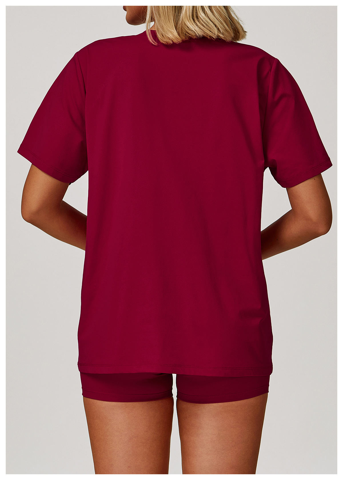 Versatile Round-Neck Relaxed Fit Quick-Dry Top