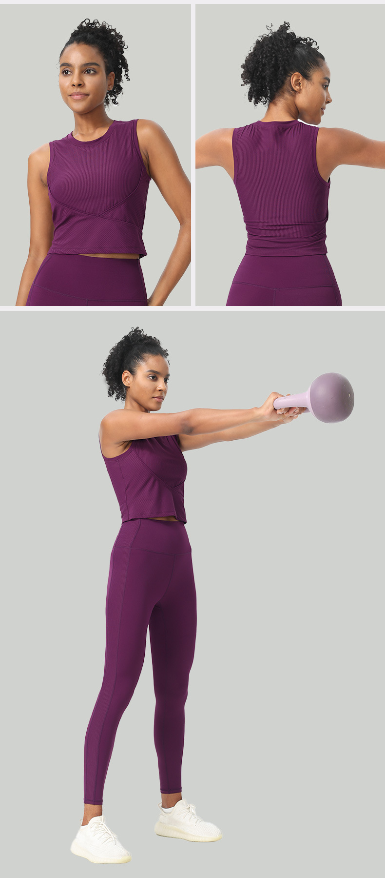 High-Stretch Soft Yoga Tank