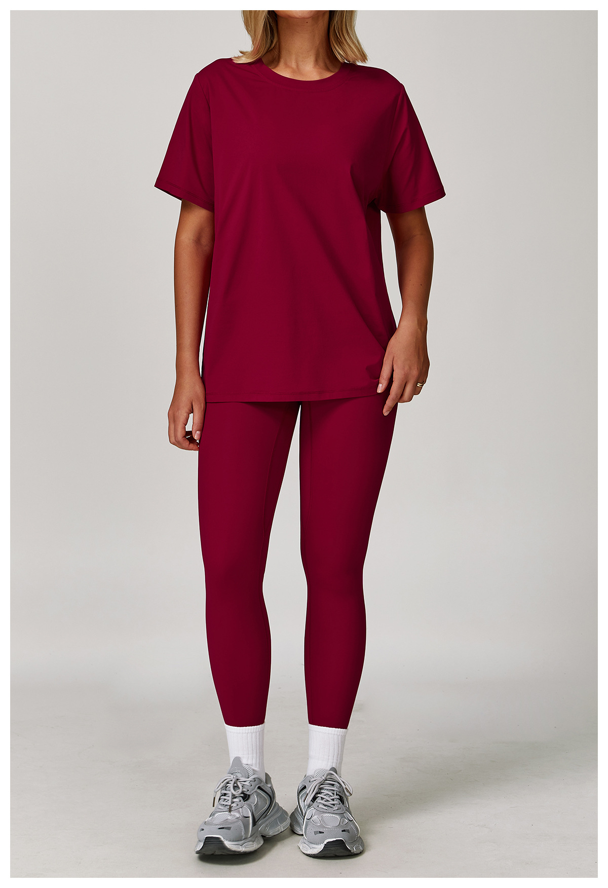 Versatile Round-Neck Relaxed Fit Quick-Dry Top