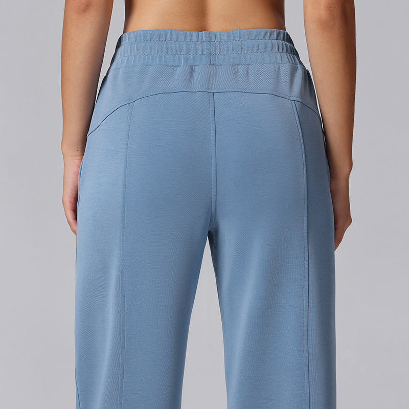 Ombreezy Relaxed Fit Wide-Leg Yoga Trousers