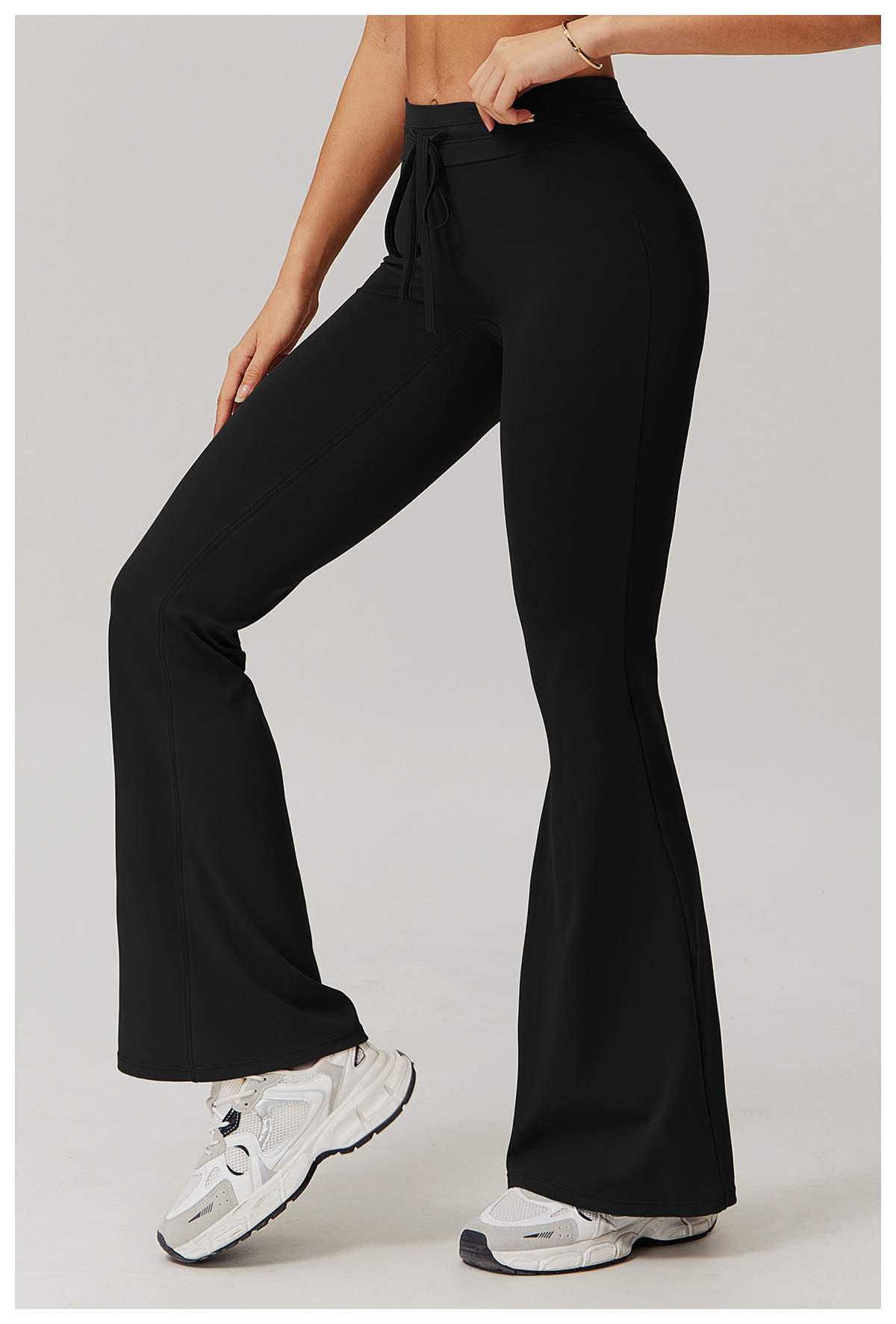 Ombreezy High-Waist Flared Yoga Trousers with Sculpting Fit"