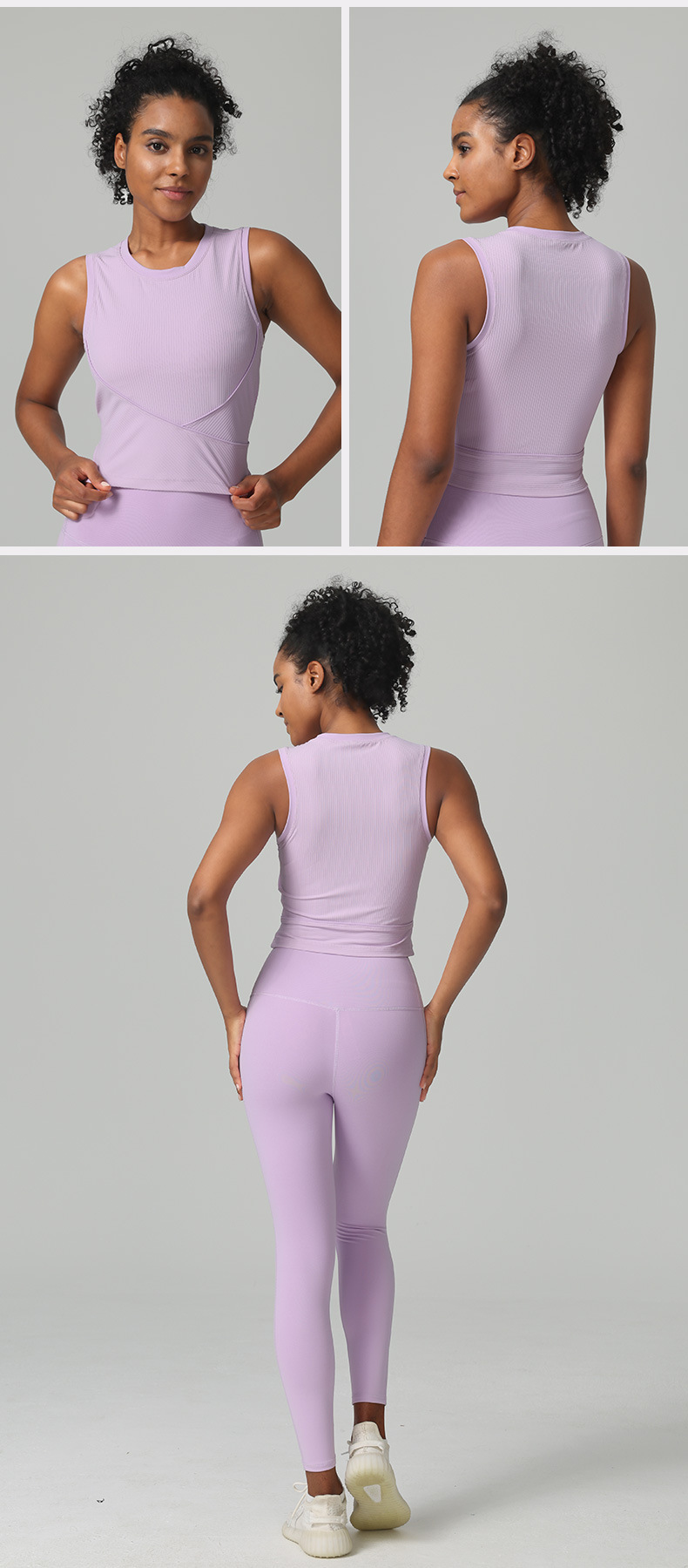 High-Stretch Soft Yoga Tank