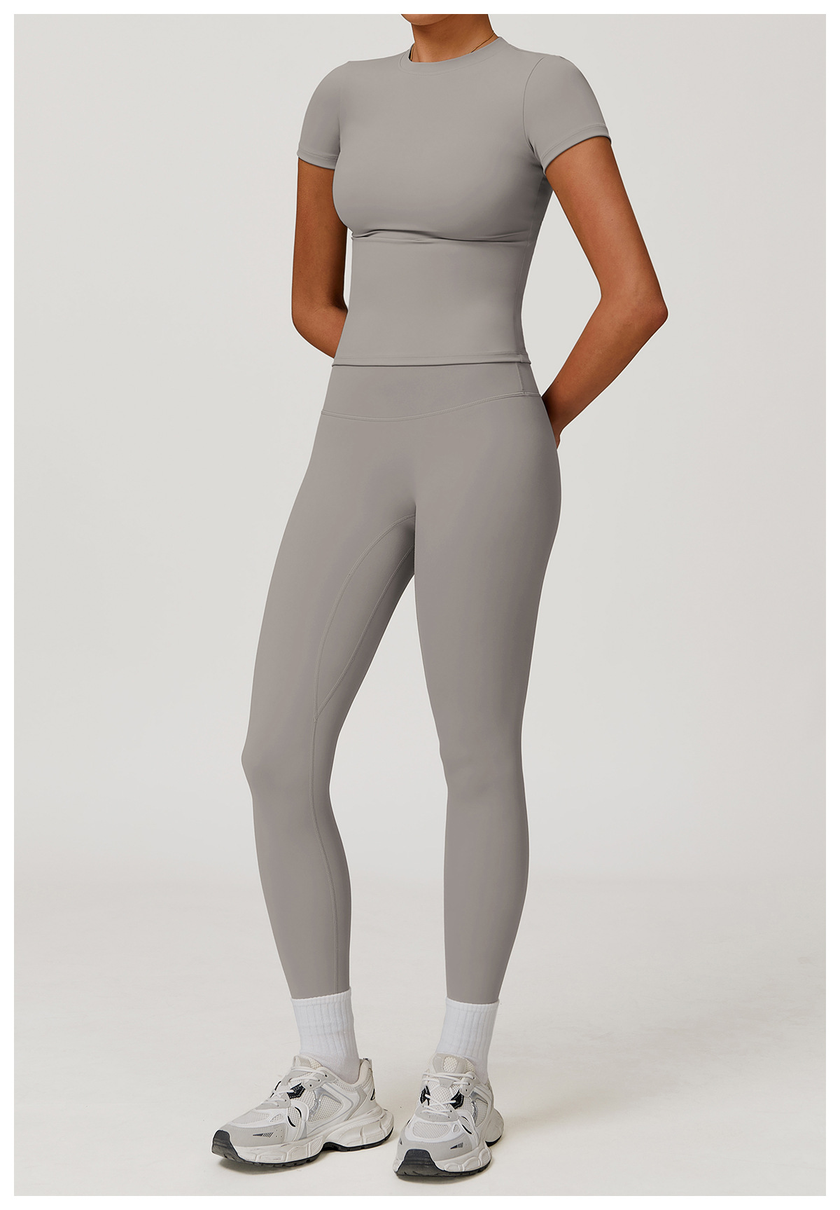 Ombreezy Quick-Dry Yoga Short-Sleeve Top