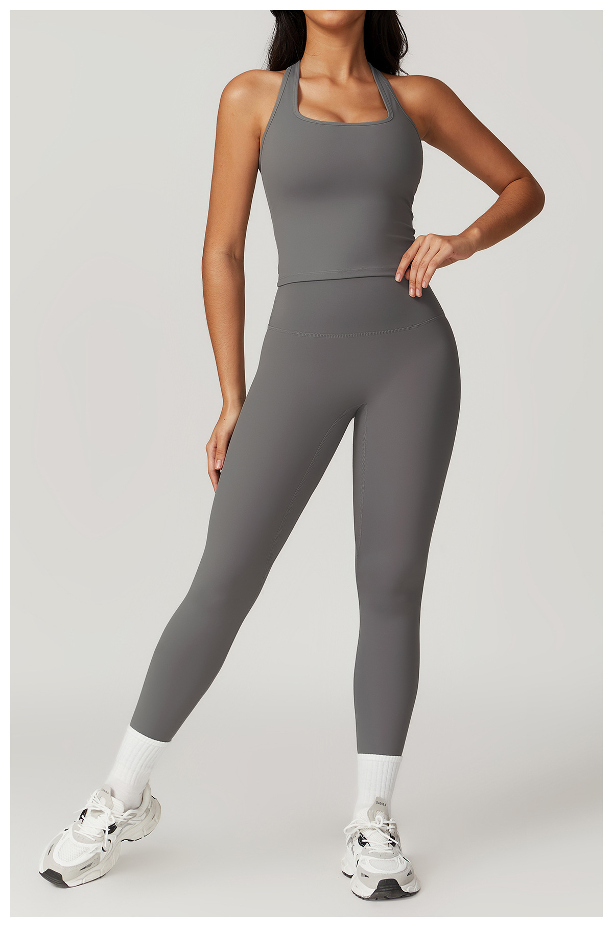 Ombreezy Brushed T-Back Sports Tank