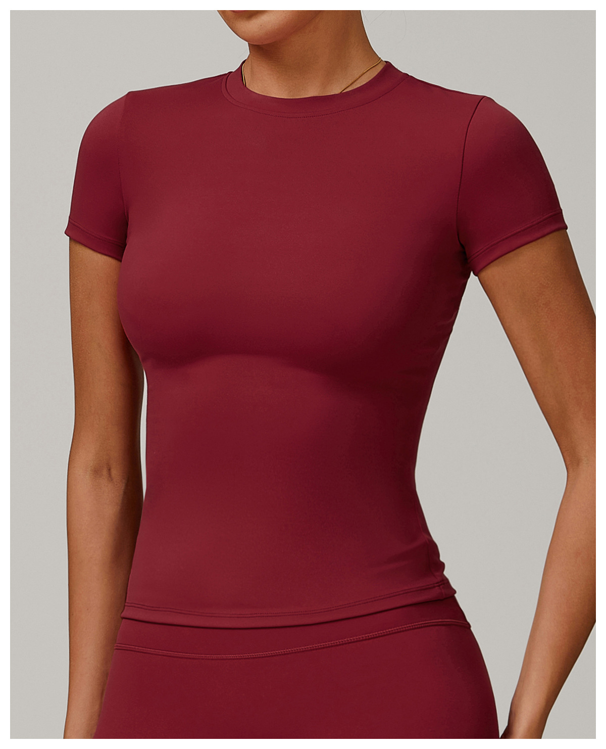 Ombreezy Quick-Dry Yoga Short-Sleeve Top