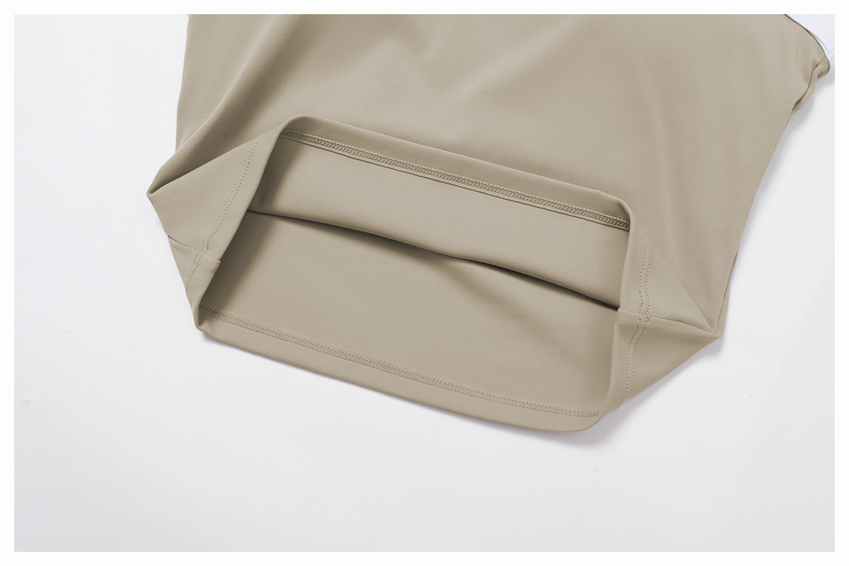 Contrast Binding & Cut-Out Details Sports Tank