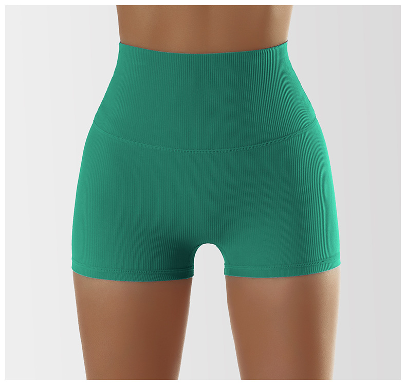 High-Waisted Sculpting Workout Shorts
