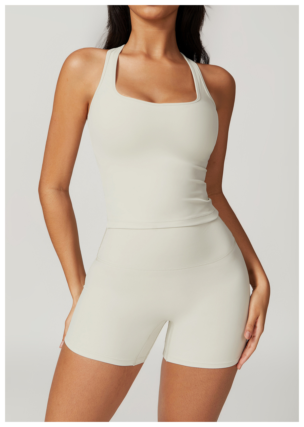 Ombreezy Brushed T-Back Sports Tank