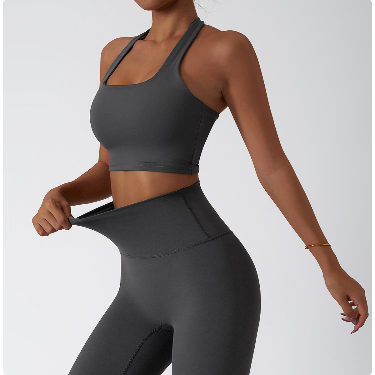 Ombreezy Halter Neck Breathable Sports Bra