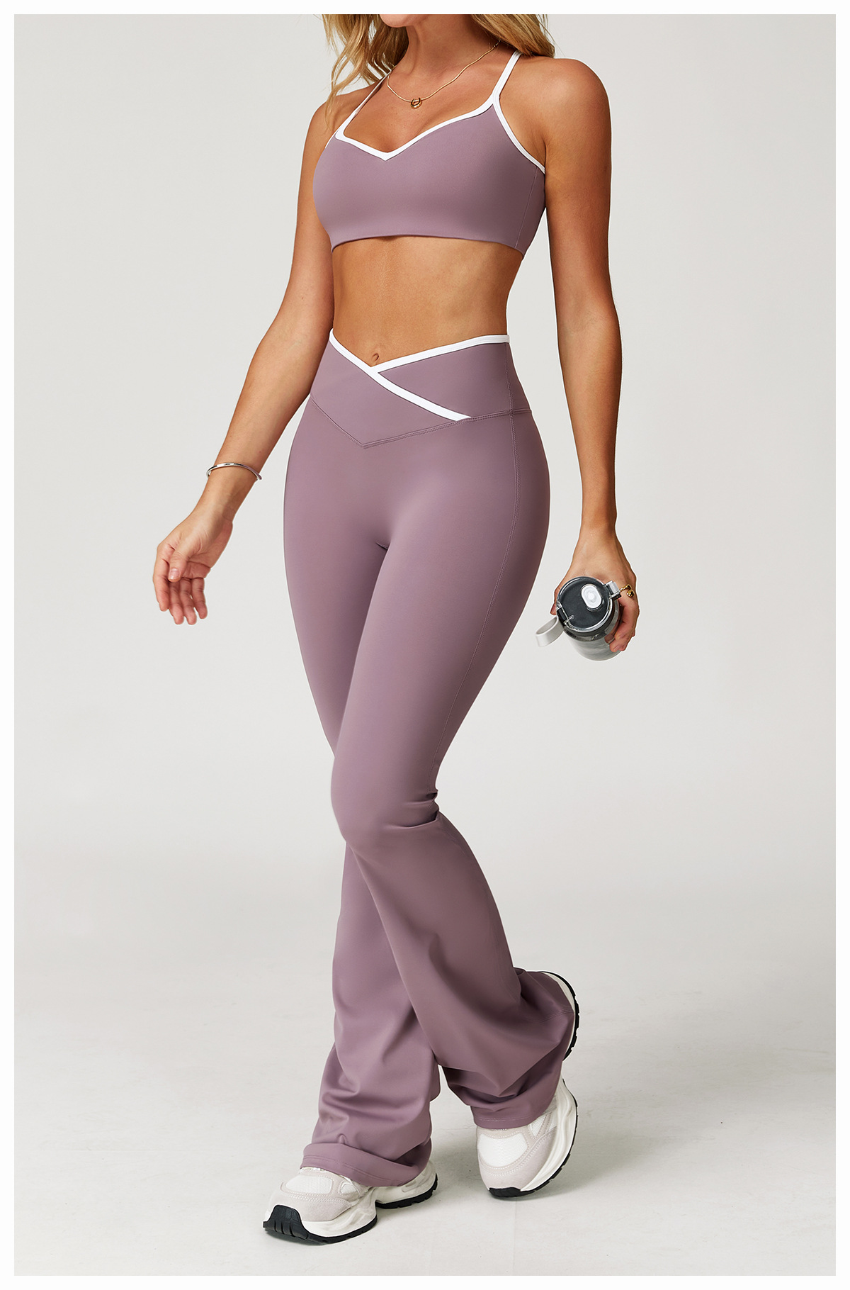 Ombreezy Slim-Fit Flared Yoga Leggings