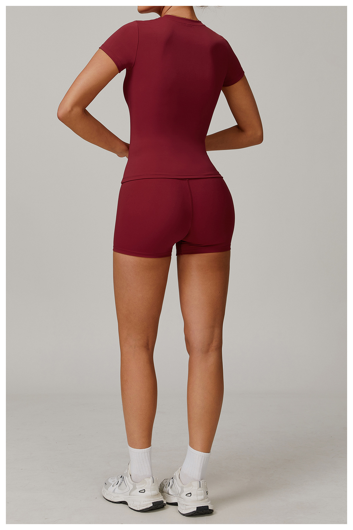 Ombreezy Quick-Dry Yoga Short-Sleeve Top