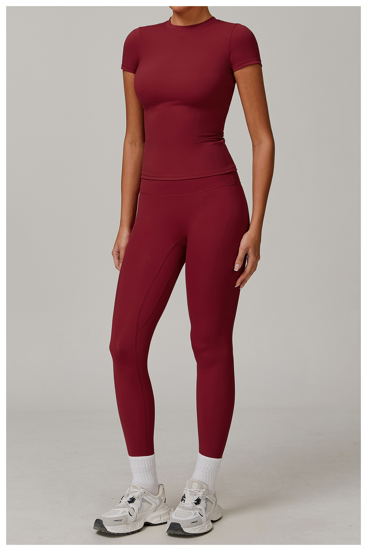 Ombreezy Quick-Dry Yoga Short-Sleeve Top