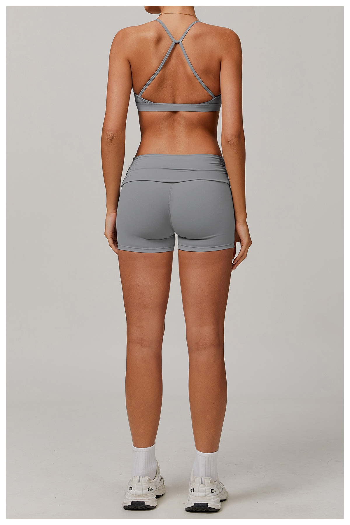 Ombreezy Strappy Back Sports Bra for Yoga & Fitness