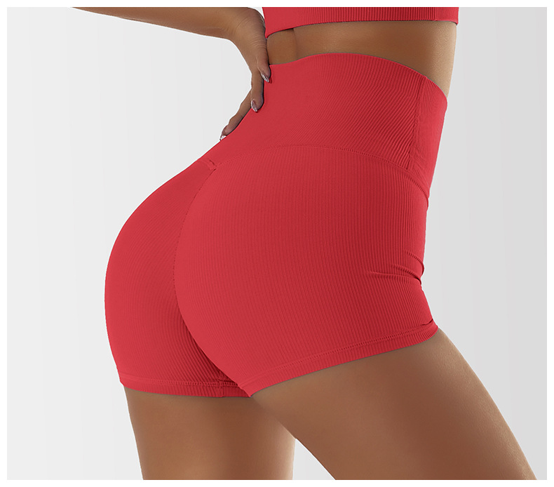 High-Waisted Sculpting Workout Shorts