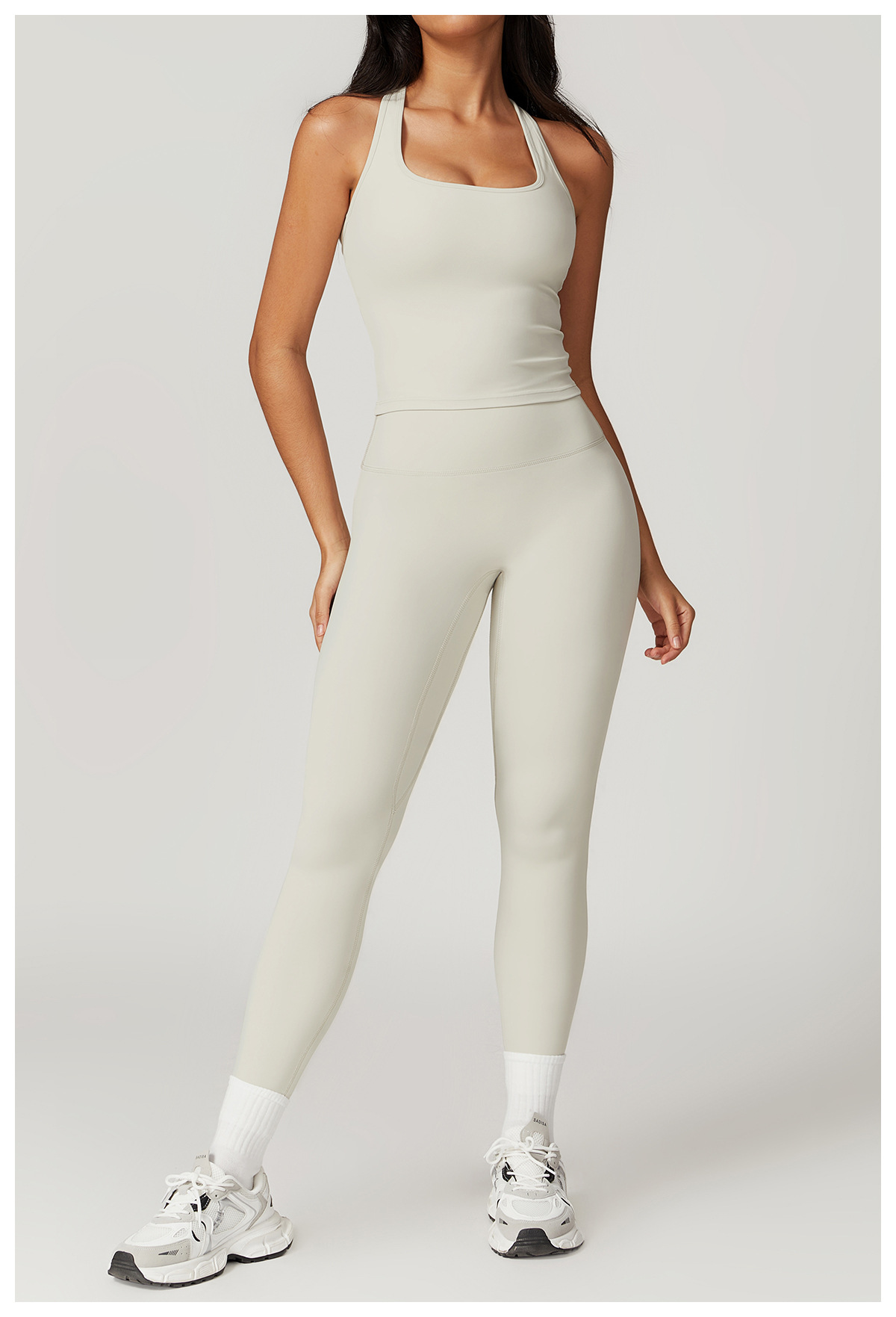 Ombreezy Brushed T-Back Sports Tank