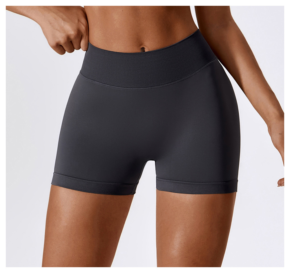 Ombreezy Seamless High-Waisted Yoga Shorts